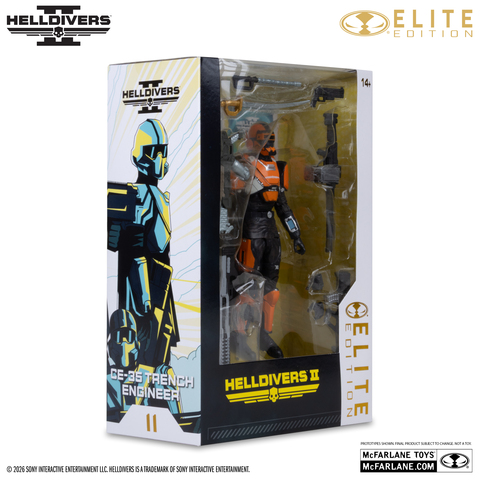 Фигурка Траншейный Инженер CE-25 из игры Helldivers 2 McFarlane Elite Edition