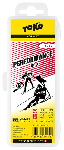 Картинка парафин Toko performance 120 g red - 1