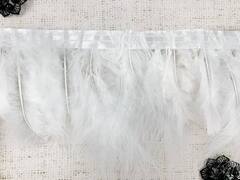 Кант с пером, ш. 17 см, белый