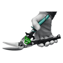 KRAFTOOL Alligator, 280 мм, левые усиленные ножницы по металлу с выносом (2328-LL)