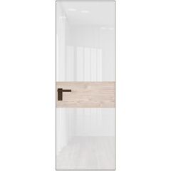 Алюминиевая дверь 5AGК кромка деорэ остеклённая