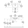 Duravit 7434500002 №1 Умывальник с переливом, с 1 отв.под смеситель 450х350 мм СПЕЦЦЕНА