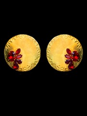 Серьги ЗЕРКАЛО со стразами (под заказ)