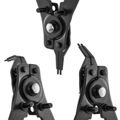 Съемник стопорных колец КОБАЛЬТ в наборе с 4 насадками  (1 шт.) блистер (246-463)