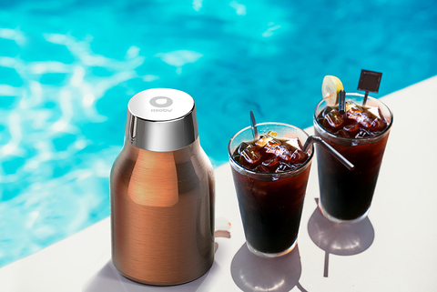 Кофеварка портативная Asobu Cold Brew (1 литр), медная