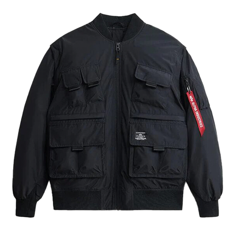 Бомбер Alpha Industries Multi Pocket Bomber Jacket Black (Черный)