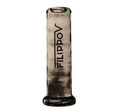 Напольный боксерский мешок DIKO FILIPPOV 180см/45см/95кг, бежево-черный