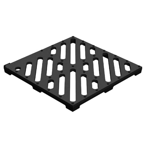 Решетка водоприемная Gidrolica Point РВ-28,5.28,5 — чугунная щелевая, класс С250