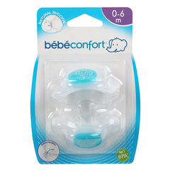 Комплект из 2-х силиконовых пустышек PHYSIO DUMMLLES, 0-6 мес. (стандарт)