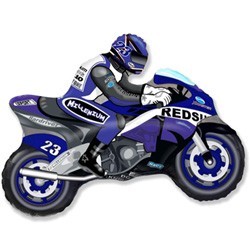 F Мини-фигура Мотоцикл (синий) 14