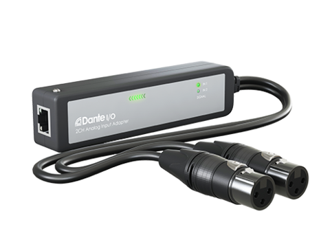 CVGAUDIO EASYCONN 2A-D Конвертер двух каналов аналогового сигнала аудио на разъемах 2xXLR(f) в цифровую сеть DANTE.