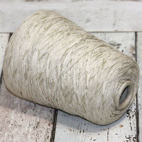 Хлопок с люрексом FASHION MILL / DORATO 230 натуральный с золотом