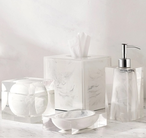 Ведро для мусора Kassatex Ducale White