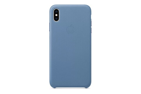 Чехол для телефона APPLE iPhone Xs Max Leather Case - Cornflower (MVFX2ZM/A)