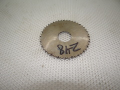 Фреза отрезная дисковая по металлу 80х1х22мм. z=48 Р18 СССР без фаски без шпонки