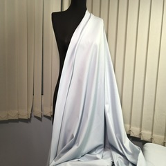 Мерный лоскут 1,35 м трикотаж  джерси  голубой 3196