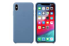 Чехол для телефона APPLE iPhone Xs Max Leather Case - Cornflower (MVFX2ZM/A)