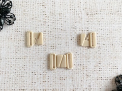 Застежка для бюстгальтера, пластик, ш. 1,5 см