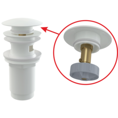 A392B Донный клапан сифона для умыв. click/clack 5/4