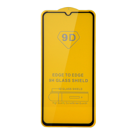 Защитное стекло 9H полный клей Full Glue для Samsung Galaxy A04s (Черная рамка)