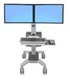 Ergotron Neo-Flex Dual WideView WorkSpace Мобильный стенд для двух мониторов (Эрготрон 24-194-055)