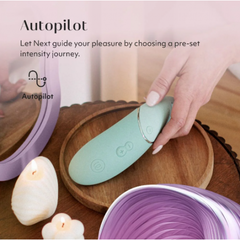 Бесконтактный клиторальный стимулятор Womanizer Next цвет шалфея