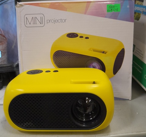 Мини проектор Mini Projector, желтый