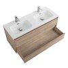 BelBagno KRAFT-1200-2C-SO-2-RGB KRAFT База под раковину подвесная с двумя выкатными ящиками для раковины с двумя чашами, Rovere Galifax Bianco, 1200x460x500, KRAFT-1200-2C-SO-2-RGB