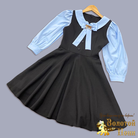 Платье школьное д (9-13) 250530-QR9094