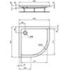Душевой поддон 90х90 см Ideal Standard Hotline New K278001