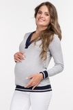 Джемпер для беременных 08623 серый