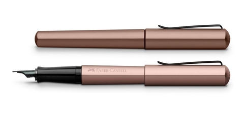 Ручка перьевая Faber-Castell Hexo Bronze, F  (150581)