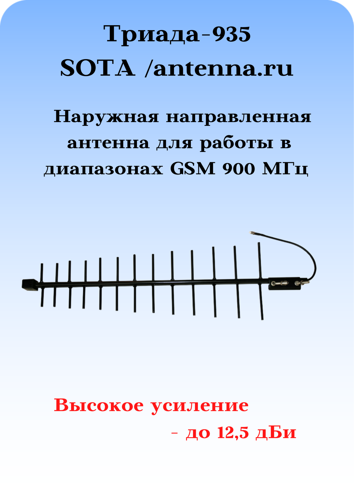 GSM 900 МГц – купить по лучшей цене | ANTENNA.RU