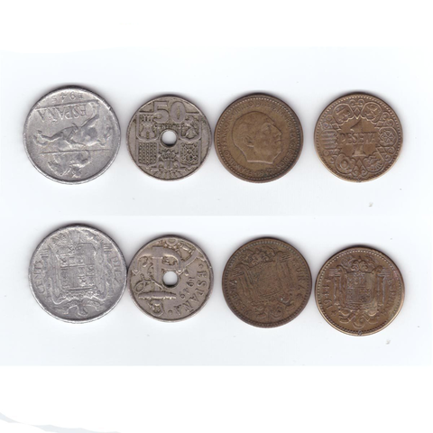Набор монет Испании 1940-х