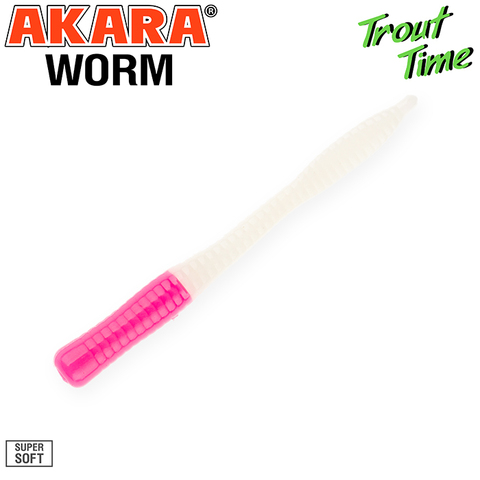 Силиконовая приманка Akara Trout Time WORM 3 Cheese 451 (10 шт.)