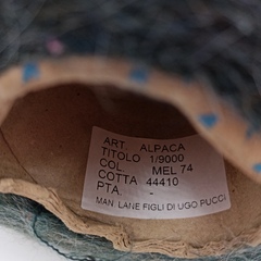 Арт Alpaca Figli Di Ugo Pucci 900м/100гр Mel 74 44410 Зеленый со светлым ворсом меланж