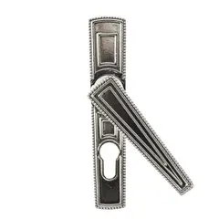 70-1-004 Замок врезной ЗВ4-3.01 (хром) 55/55мм, 4 ключа,цилиндр. мех-м 70мм, 200х85мм (ЗЕНИТ)