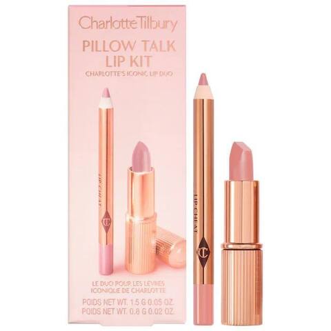 Набор мини Charlotte Tilbury Pillow Talk Lip Kit Iconic Lip Duo
