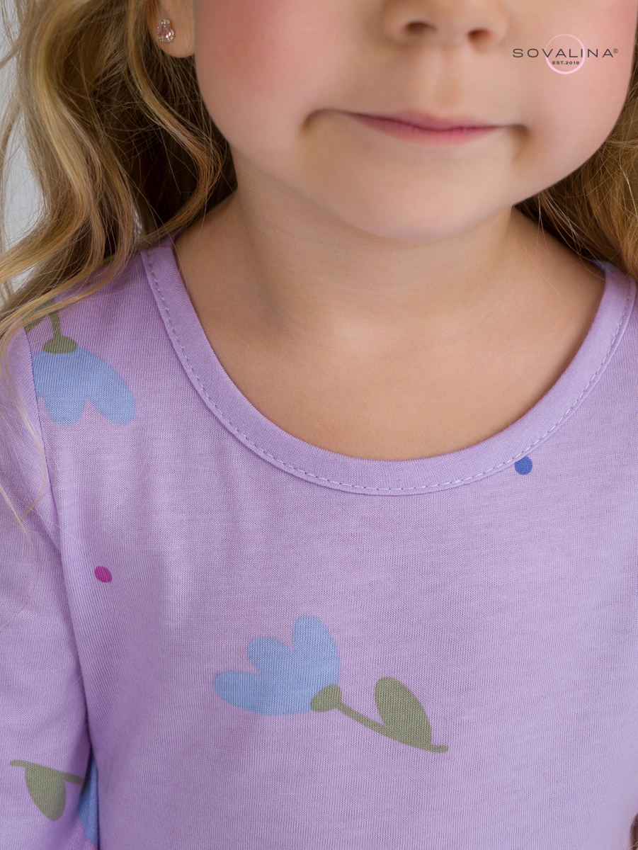 Платье Моана сиреневый колокольчик