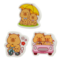 
          Ластик Basir, фигурный, серия "Капибара", разноцветный корпус в индивидуальной упаковке