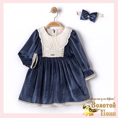 Платье с повязкой детское (74-92) 251108-A1332