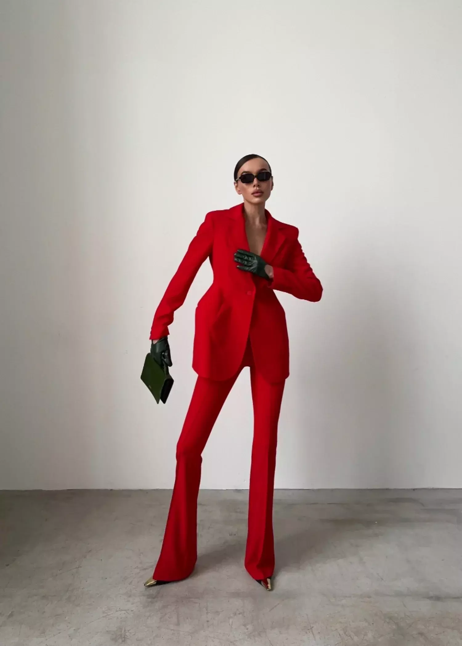 Жакет Инстамодель, Красный