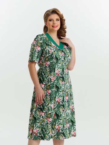 4534 Халат на пуговицах