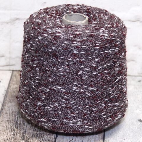 Фасонный меринос A ZETA FILATI VIENNA 800 бордовый с белым