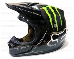 Шлем FOX V3 Carbon Helmet - RC Monster размер L 59-60