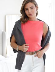 Топ из премиального хлопка с эластаном  D43.201 (119455)