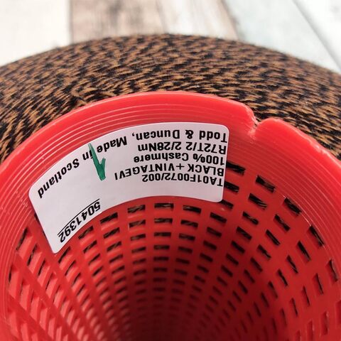 Кашемир 100% Todd & Duncan CASHMERE 2/28 черно-коричневый