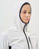 Тренировочная куртка с капюшоном Nordski PRO TOUR HOOD White/Black W женская