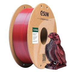 Пластик для 3D-печати eSUN PLA-Silk Magic, 1,75 мм, 1 кг, чёрный/красный, PLA-SKMG175B-BR1P1