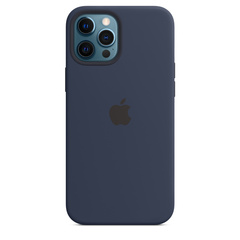 iPhone 12 Pro Max Silicone Case with MagSafe Deep Navy